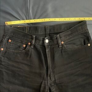Levi Strauss 550 Wide Leg Black Women’s Jeans - Petite / Short length